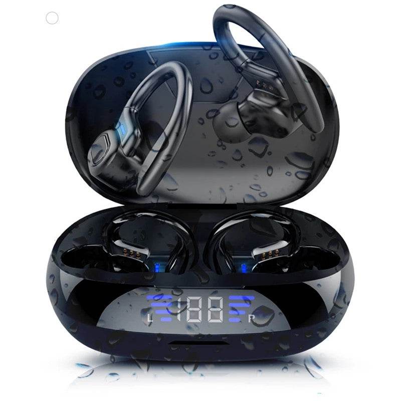 LED Display TWS Sport Bluetooth V5.0 Headset For Iphone Huawei - Big J's Showstoppin' Store