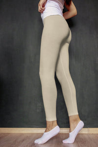 Beige Women's Athleisure Leggings - Big J's Showstoppin' Store