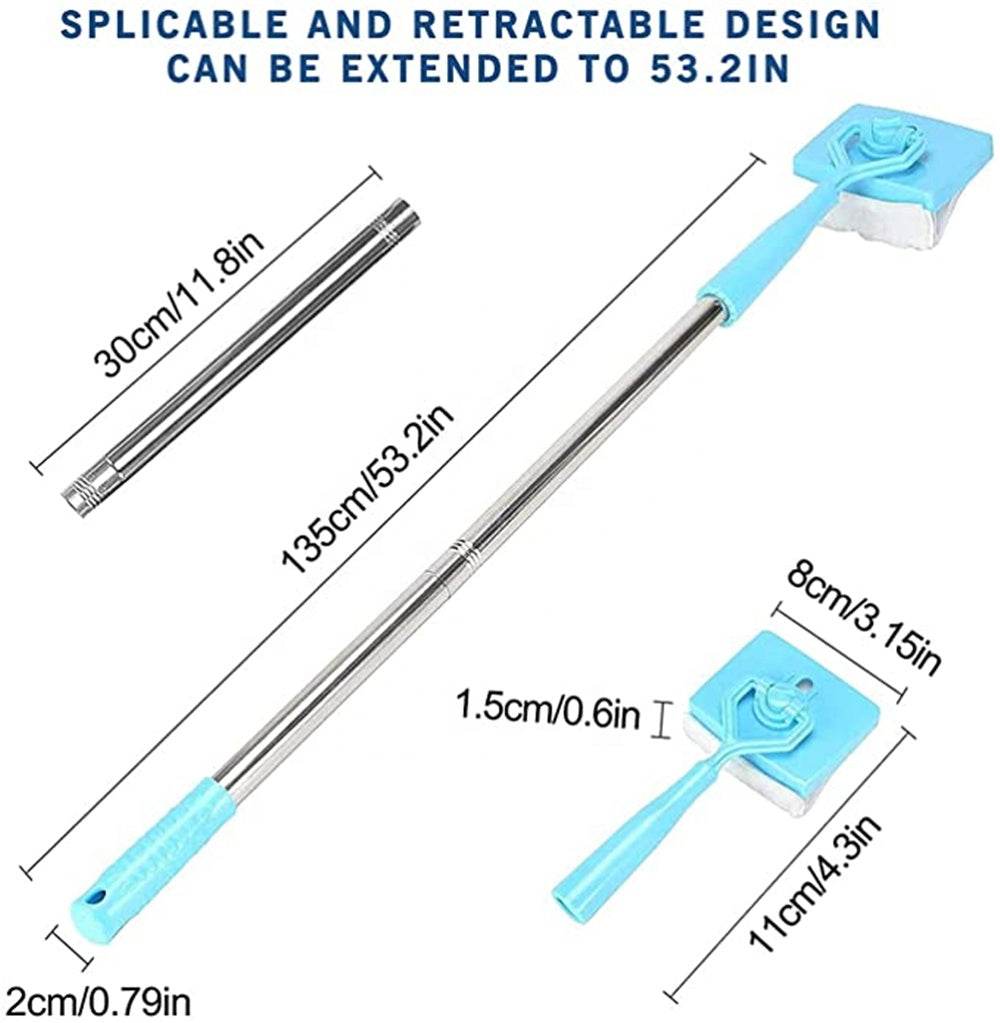 Baseboard Buddy Retractable Household Universal Cleaning Brush Mop - Big J's Showstoppin' Store