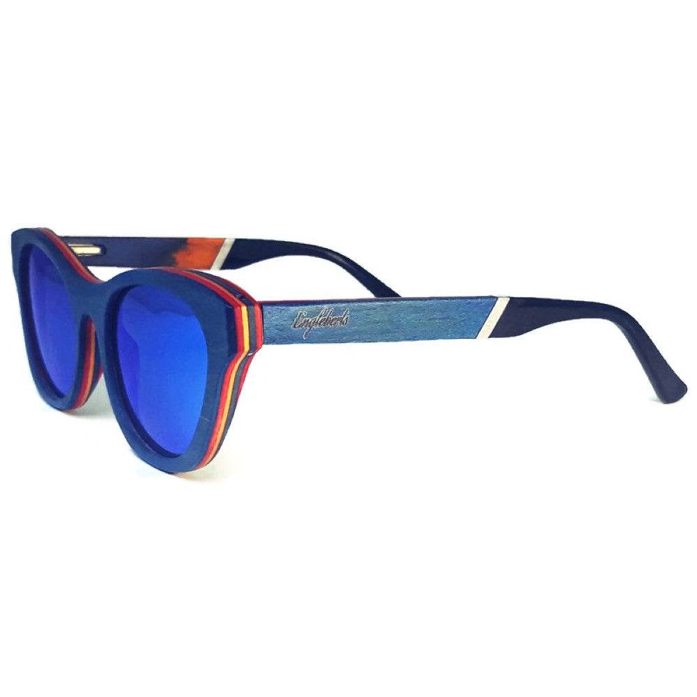 Beach Bound Skateboard Wood and Acetate Sunglasses, Polarized - Big J's Showstoppin' Store