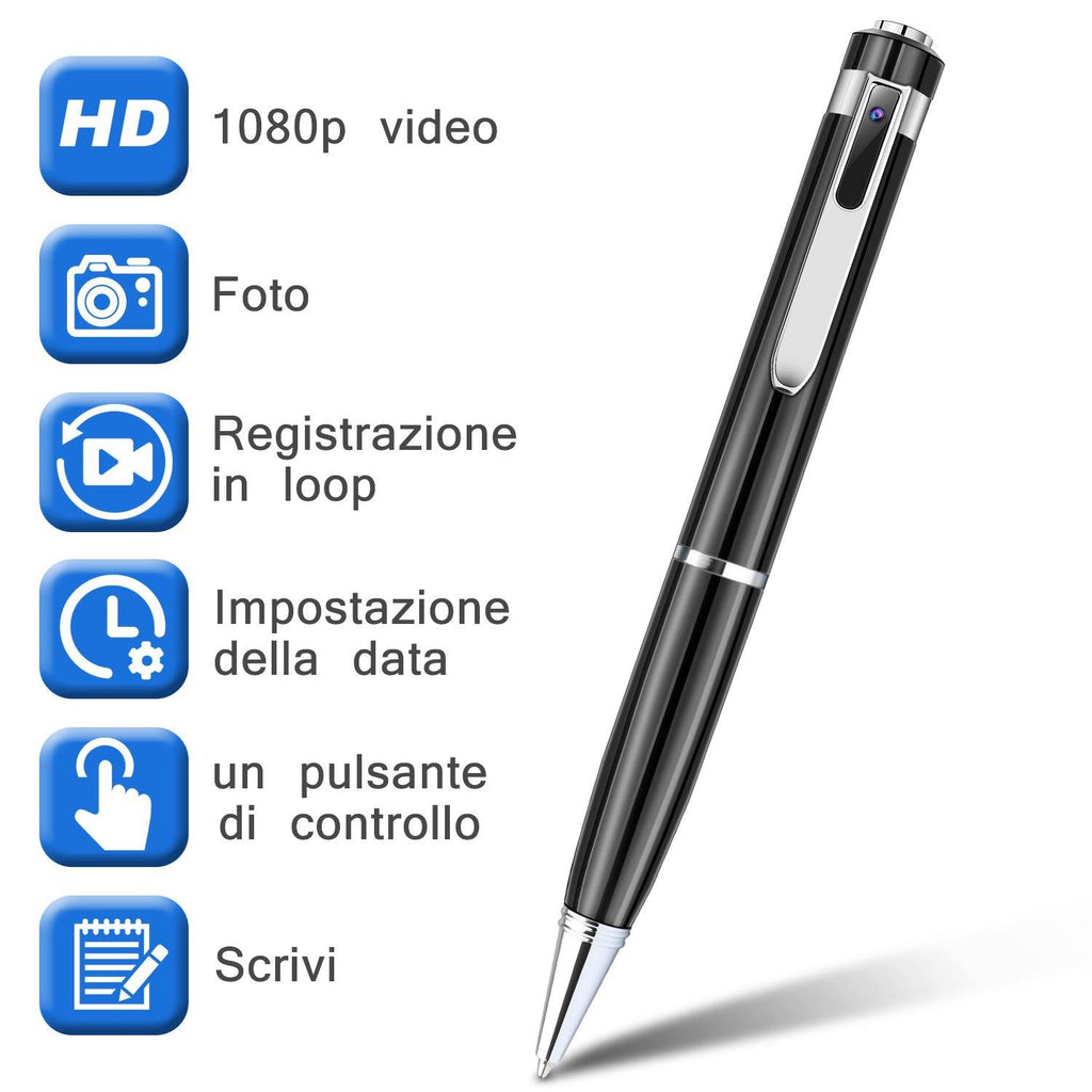 1080P HD Mini Camcorder Sports DV DVR Camcorder Hidden Camera Pen - Big J's Showstoppin' Store