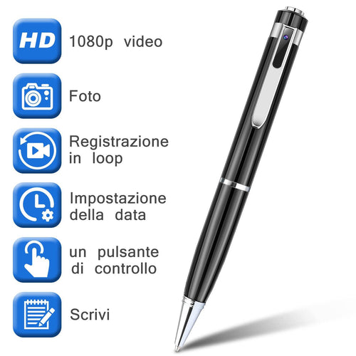 1080P HD Mini Camcorder Sports DV DVR Camcorder Hidden Camera Pen - Big J's Showstoppin' Store