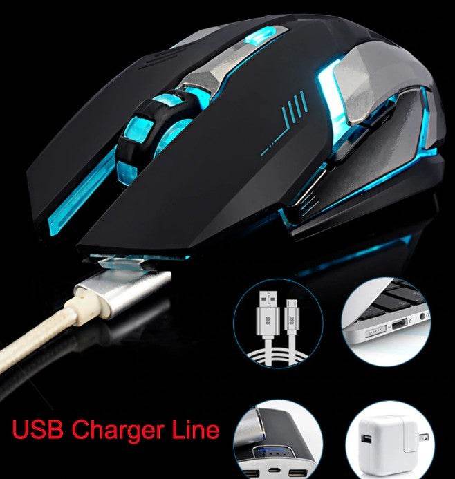 Ninja Dragon Stealth 7 Wireless Silent LED Gaming Mouse - Big J's Showstoppin' Store