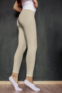 Beige Women's Athleisure Leggings - Big J's Showstoppin' Store