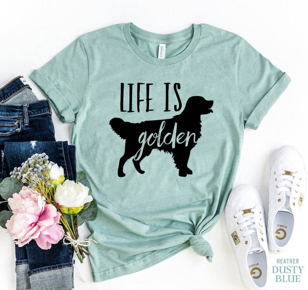 Life Is Golden T-shirt - Big J's Showstoppin' Store
