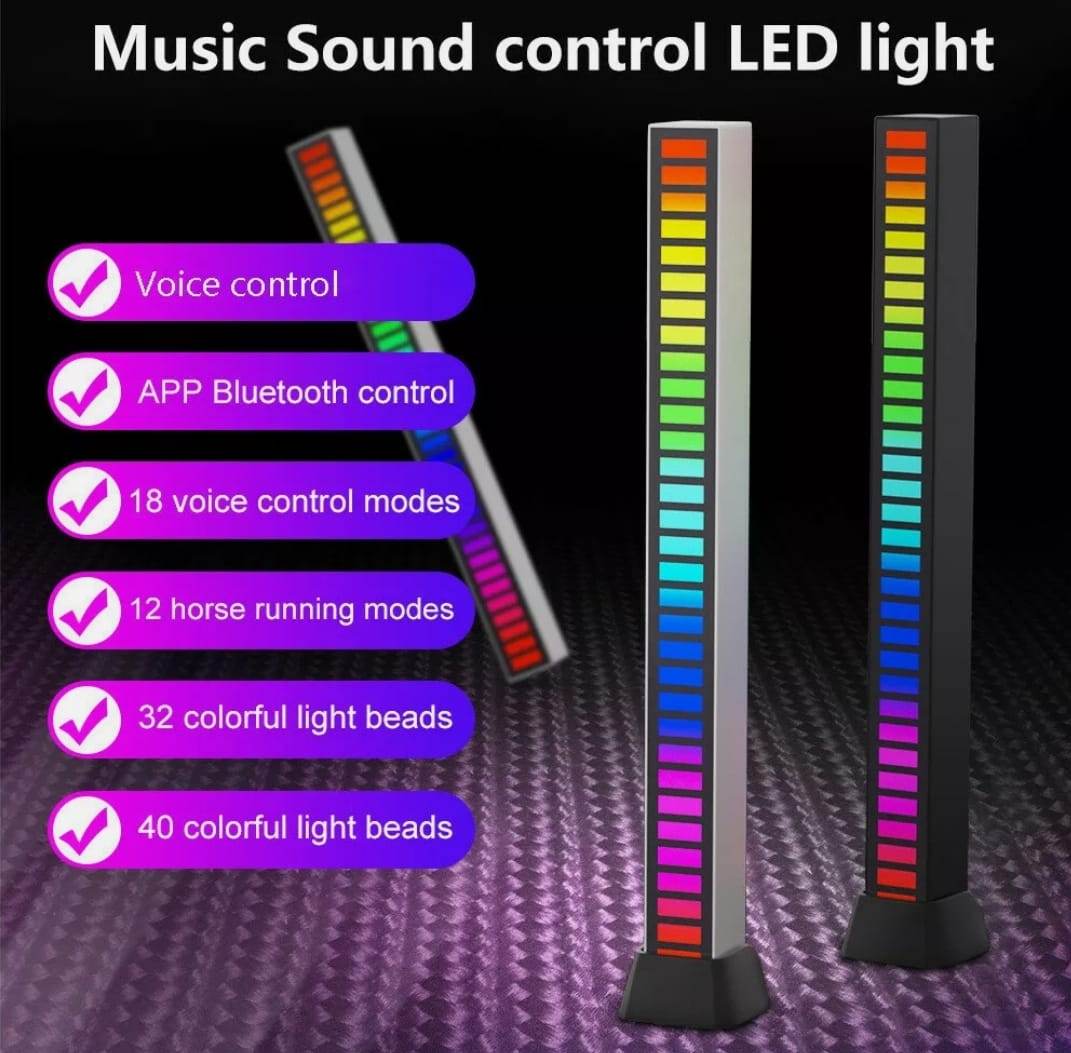 Dragon Sound Reactive Music Light Bar 2 pcs pack - Big J's Showstoppin' Store