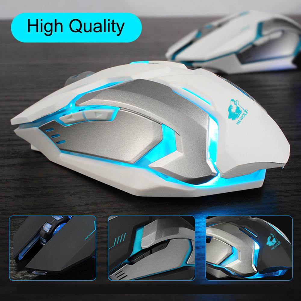 Ninja Dragon Stealth 7 Wireless Silent LED Gaming Mouse - Big J's Showstoppin' Store