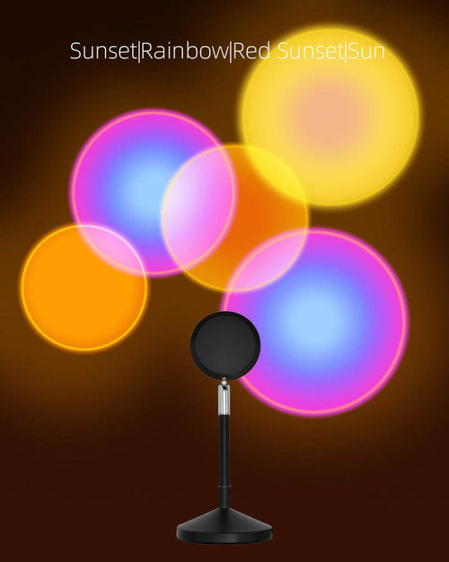 16 Colors Sunset Projection Lamp Sunset Lamp - Big J's Showstoppin' Store