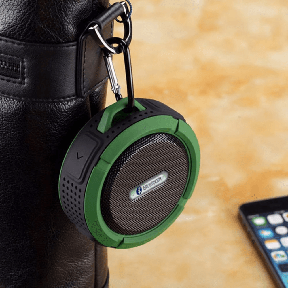 Mini Portable Waterproof Bluetooth Speaker with Suction Cup - Big J's Showstoppin' Store