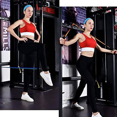 11Pcs Fitness Equipment Resistance Band Set - Big J's Showstoppin' Store