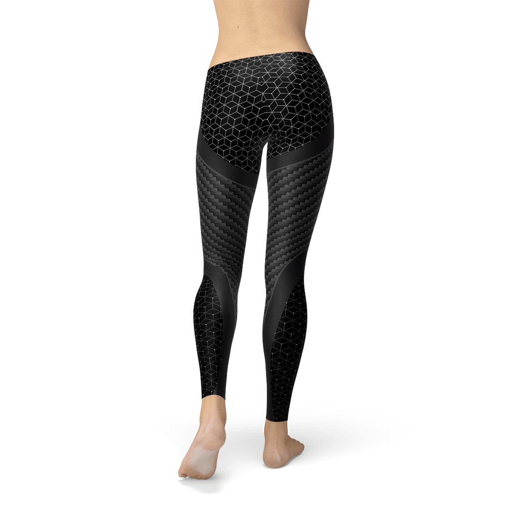 Womens Carbon Fiber Sports Leggings - Big J's Showstoppin' Store