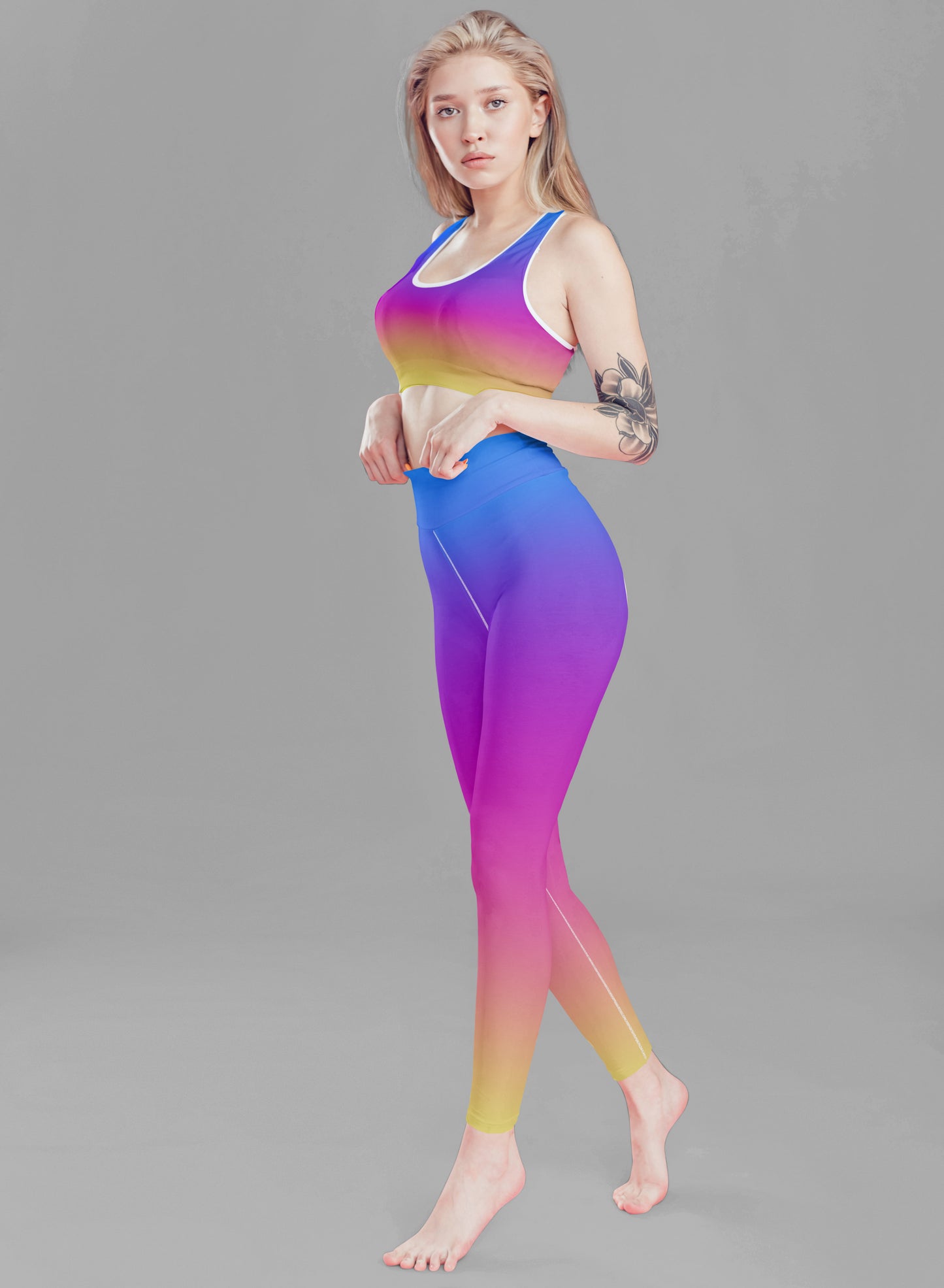 Unicorn Ombre Fitness Set Colorful