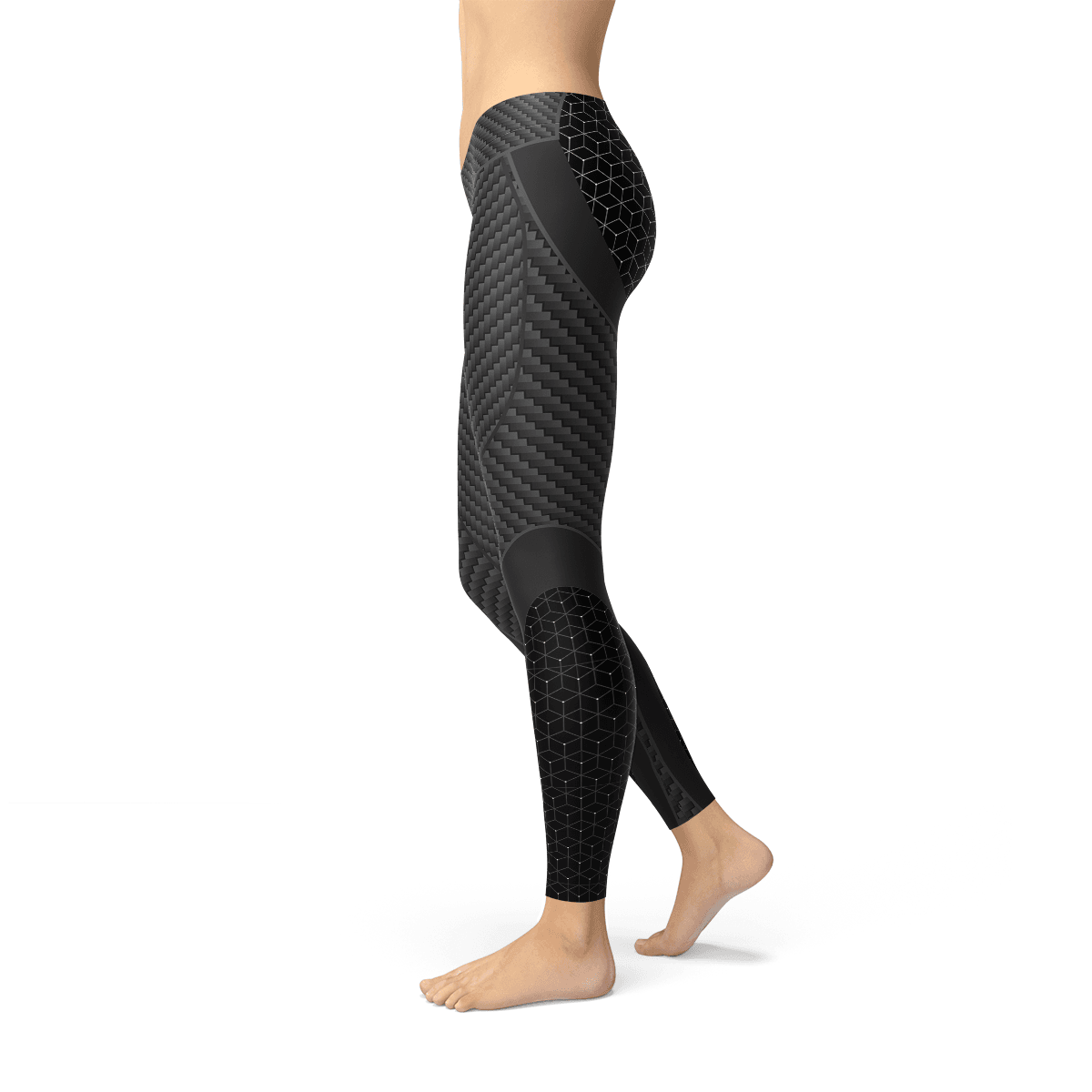Womens Carbon Fiber Sports Leggings - Big J's Showstoppin' Store