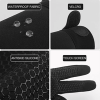 Thermal Gloves Winter Cycling Gloves With Wrist Support Touch Screen - Big J's Showstoppin' Store