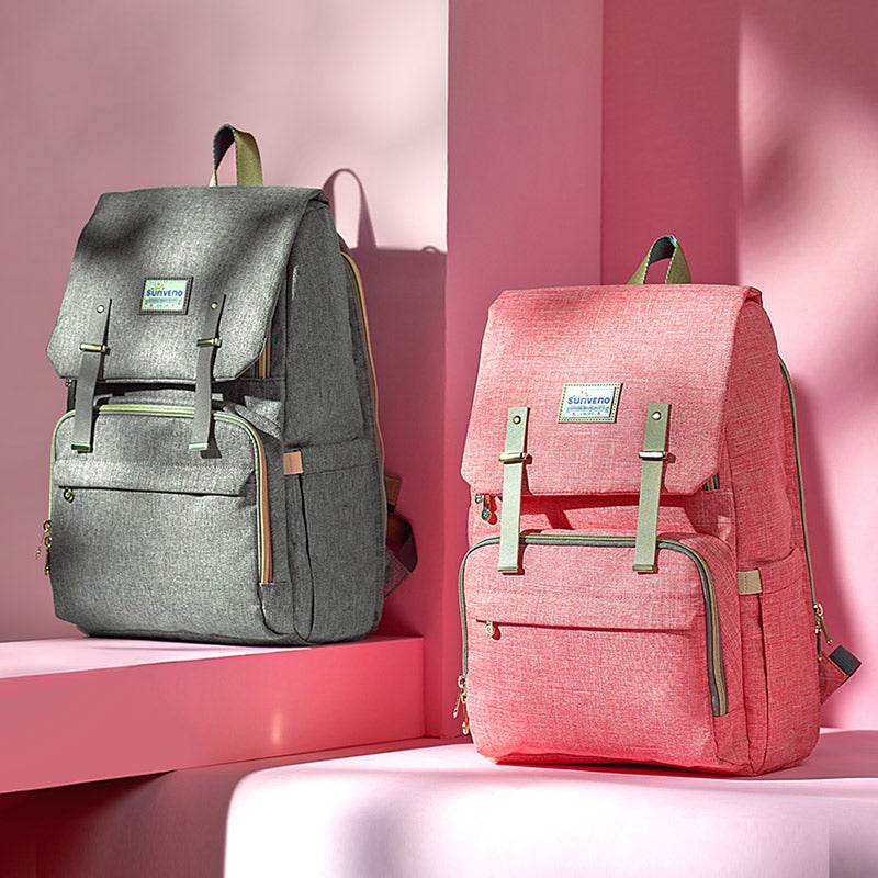 Canvas Diaper Bag Travel Backpack - Big J's Showstoppin' Store