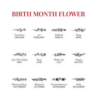 Birth Month Flowers Ring, Family Floral Ring, Gift for Mom,Mother Ring - Big J's Showstoppin' Store