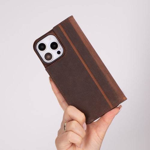 Decatur Leather iPhone 16 Pro Max Folio Case - Big J's Showstoppin' Store