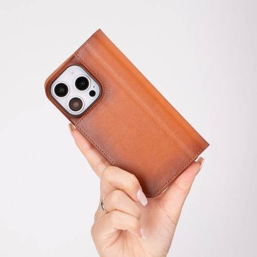 Decatur Leather iPhone 16 Pro Max Folio Case - Big J's Showstoppin' Store