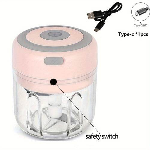 Compact Electric Garlic Crusher USB Meat Grinder 100250Ml - Big J's Showstoppin' Store
