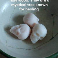 Palo Santo mini skull wax melts witch pagan wicca tart - Big J's Showstoppin' Store