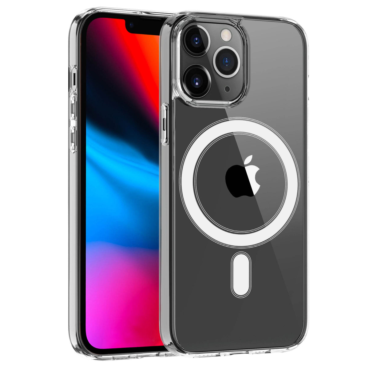 KIKO Transparent Clear MAGNETIC Magsafe Circle Case for iPhone 13 Pro - Big J's Showstoppin' Store