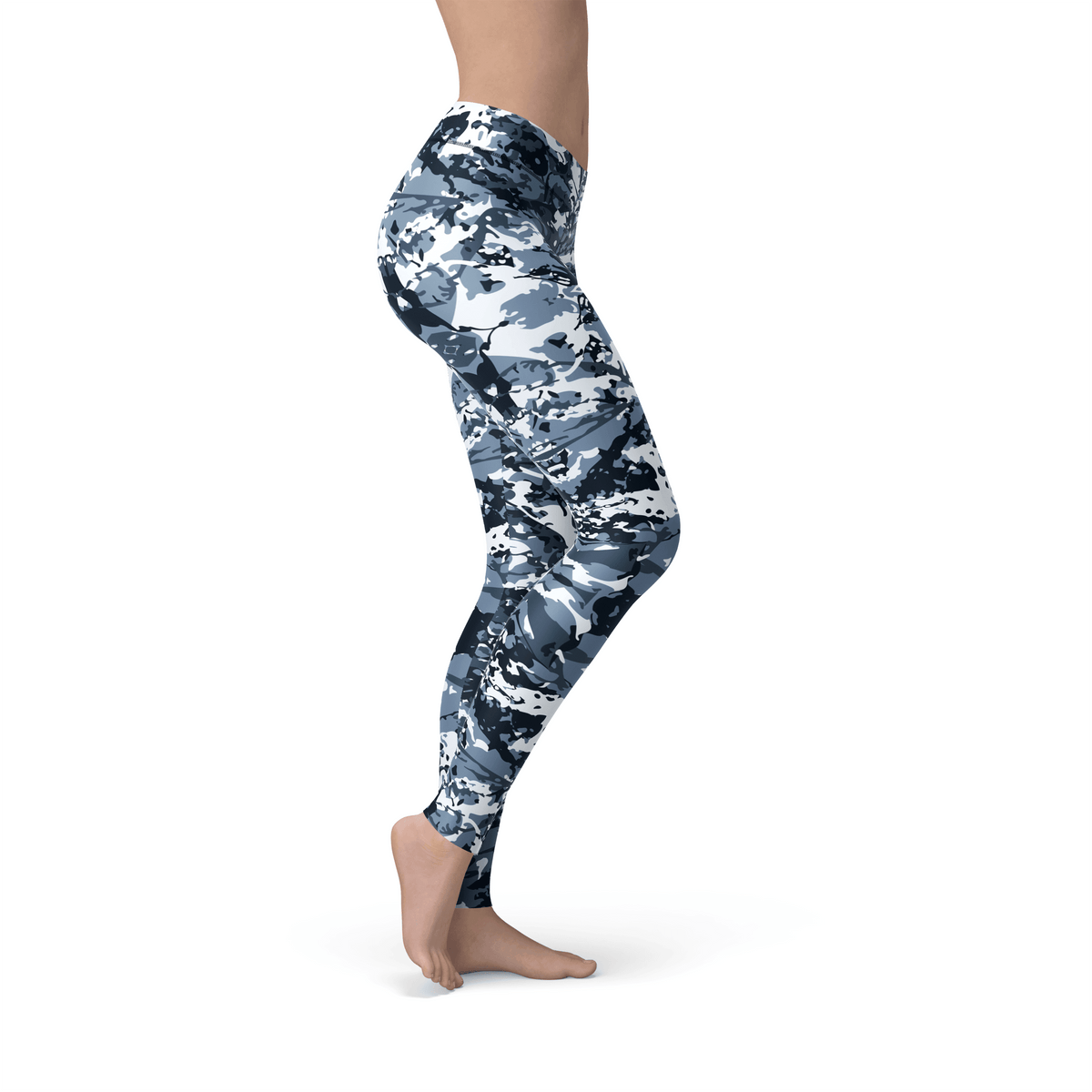 Jean Navy Camo Leggings - Big J's Showstoppin' Store