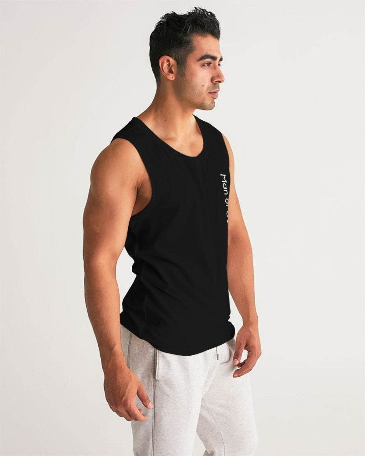 Mens Tank Top - Man of God Sports Top - Big J's Showstoppin' Store