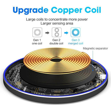 Dragon W9 30W Wireless Charging Pad - Big J's Showstoppin' Store