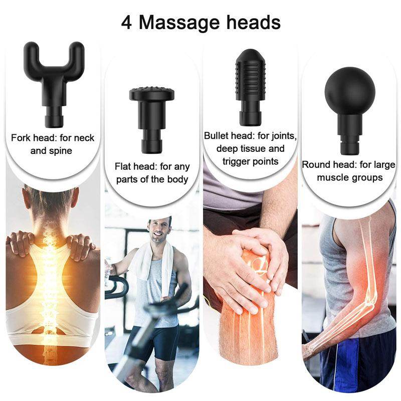 30 Speeds Premium 6 Heads Handheld Massager - Big J's Showstoppin' Store
