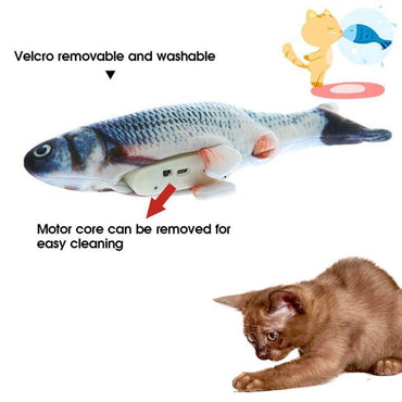 Electric Flipping Fish Toy for Cats - Big J's Showstoppin' Store