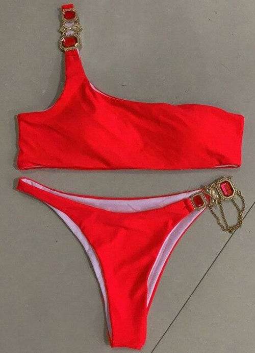 Bikini Jewelled Rhinestones Luxury Diamond Bikini Women Swimwear - Big J's Showstoppin' Store