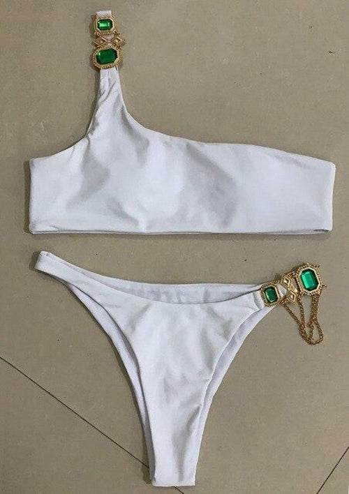 Bikini Jewelled Rhinestones Luxury Diamond Bikini Women Swimwear - Big J's Showstoppin' Store