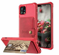 360 Protection Magnetic Leather Wallet Armor Case for iPhone - Big J's Showstoppin' Store