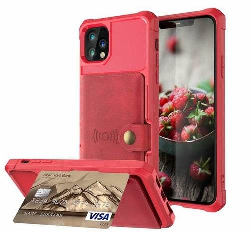 360 Protection Magnetic Leather Wallet Armor Case for iPhone - Big J's Showstoppin' Store