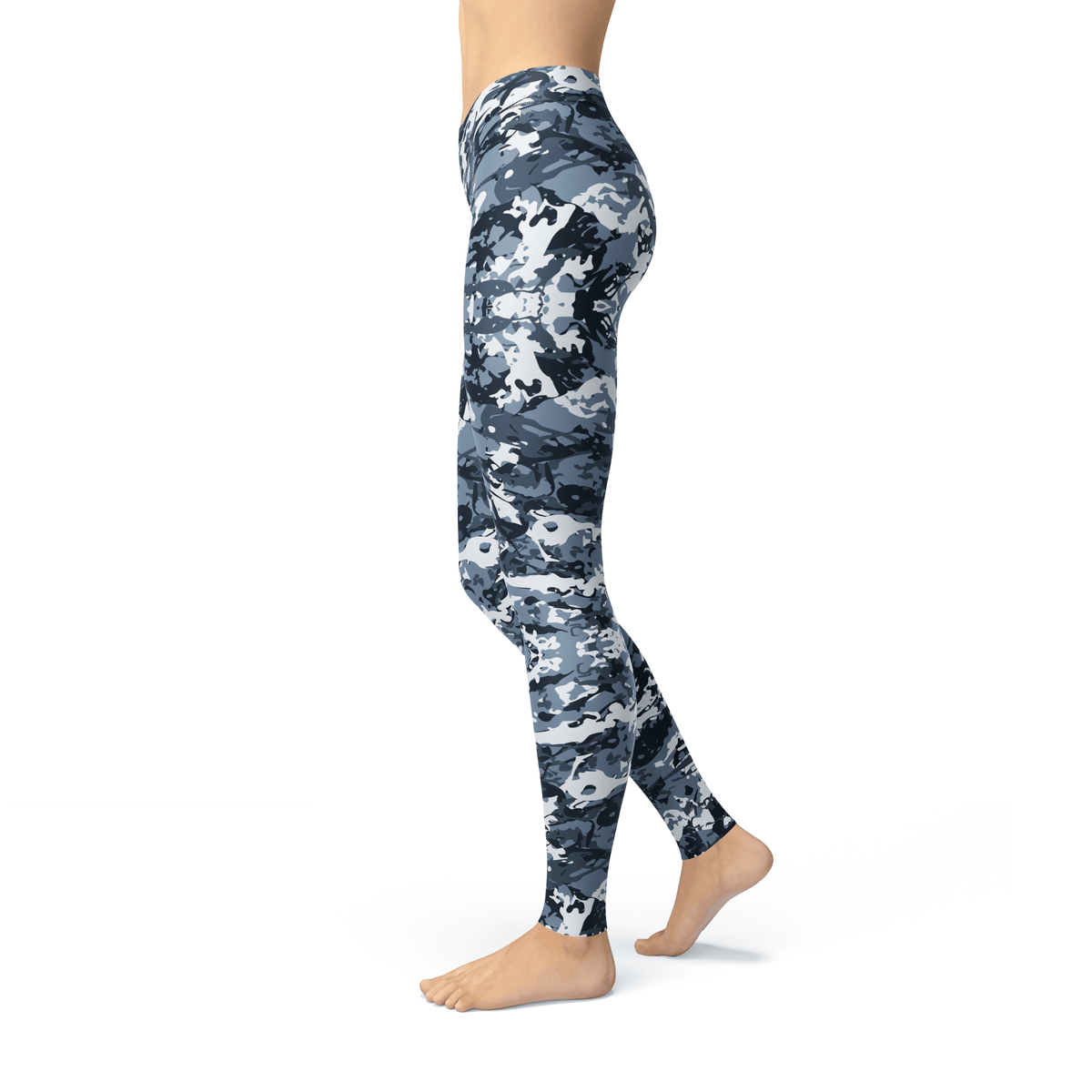 Jean Navy Camo Leggings - Big J's Showstoppin' Store