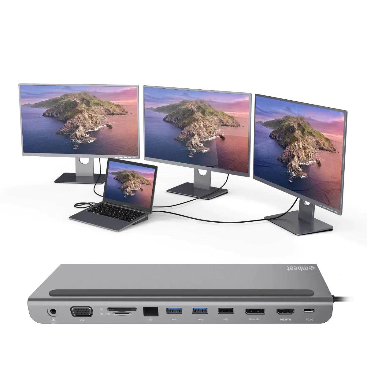 LapStation™ Pro- 11 in 1 Laptop Docking Station - Big J's Showstoppin' Store
